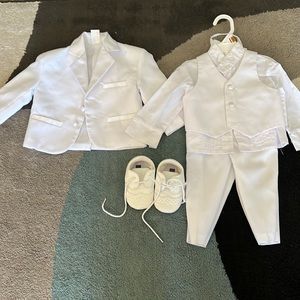 Boy baptism outfit